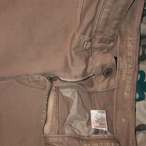 Size 4 American Eagle Light Pink Jeans